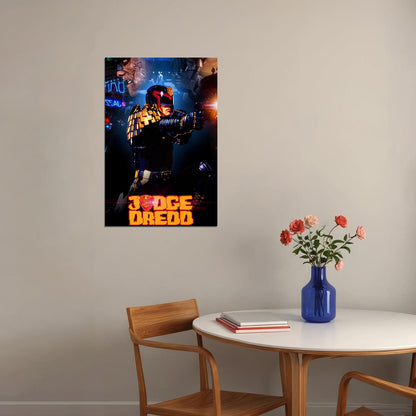 Dreed Judge Comic Heroes Movie Poster Wall Art Print Home Wall Decor