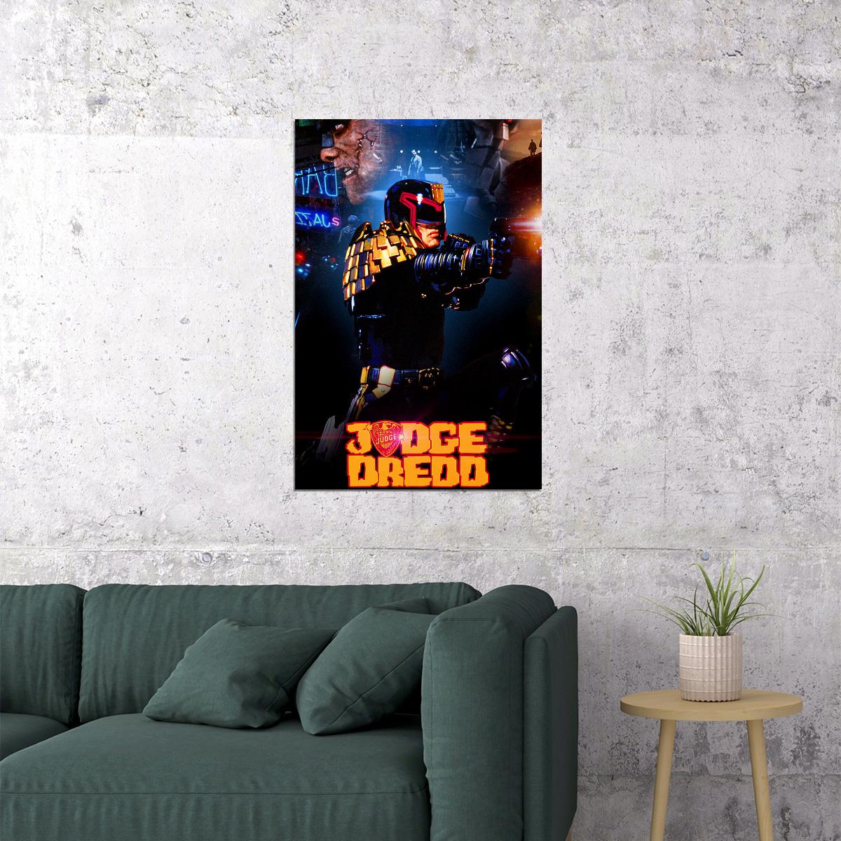 Dreed Judge Comic Heroes Movie Poster Wall Art Print Home Wall Decor