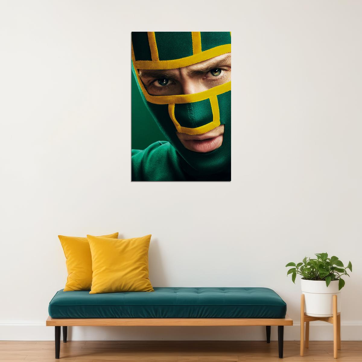 Kick-ass Aaron Taylor Johnson Superhero Movie Poster Wall Art Print Home Wall Decor