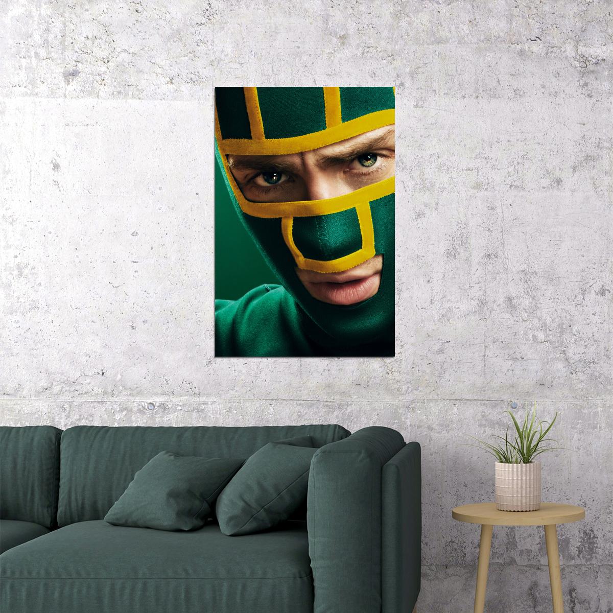 Kick-ass Aaron Taylor Johnson Superhero Movie Poster Wall Art Print Home Wall Decor