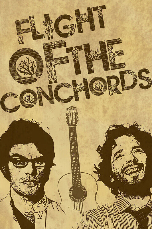 Flight Of The Conchords Comedians Music Duo Poster Wall Art Print Home Wall Decor