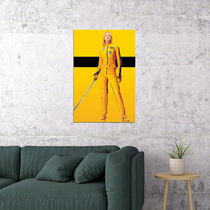 Kill Bill The Bride Sword Crazy 88's Tarantino Movie Poster Wall Art Print Home Wall Decor