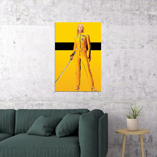 Kill Bill The Bride Sword Crazy 88's Tarantino Movie Poster Wall Art Print Home Wall Decor