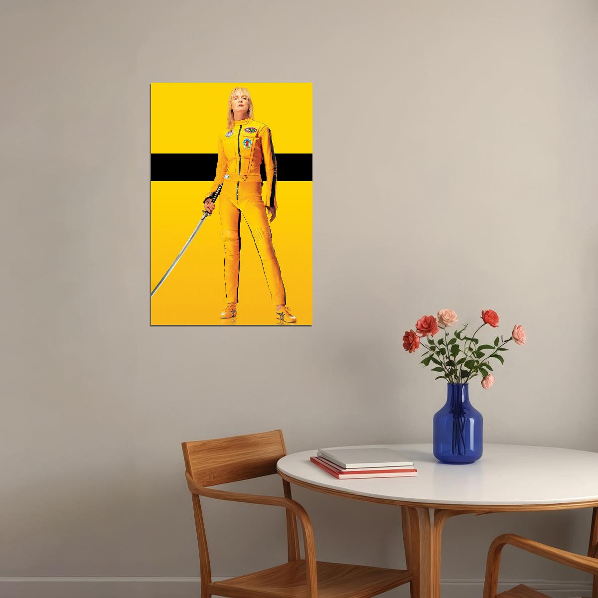 Kill Bill The Bride Sword Crazy 88's Tarantino Movie Poster Wall Art Print Home Wall Decor