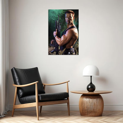 Japanese Predator Movie Arnold Schwarzenegger Poster Wall Art Print Home Wall Decor