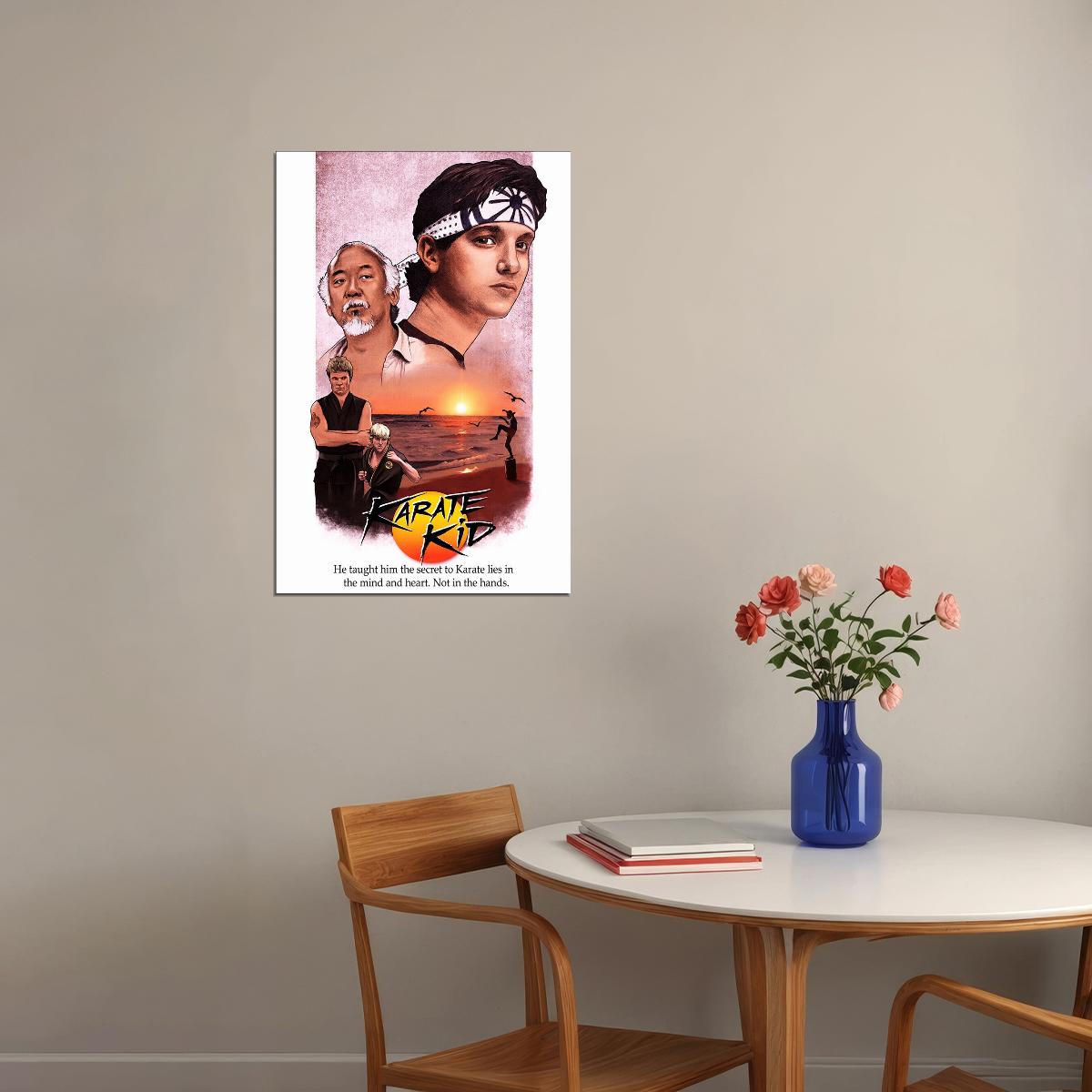 The Karate Kid 1984 Movie Fighting Sports Poster Wall Art Print Home Wall Decor