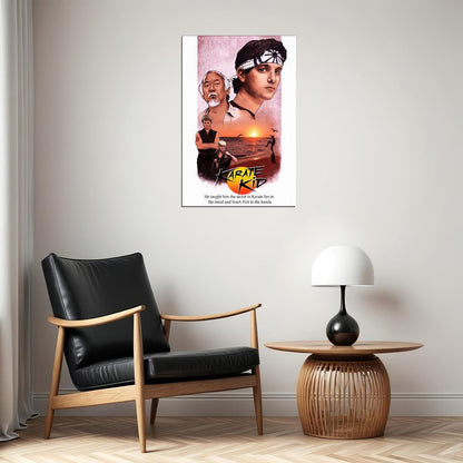 The Karate Kid 1984 Movie Fighting Sports Poster Wall Art Print Home Wall Decor