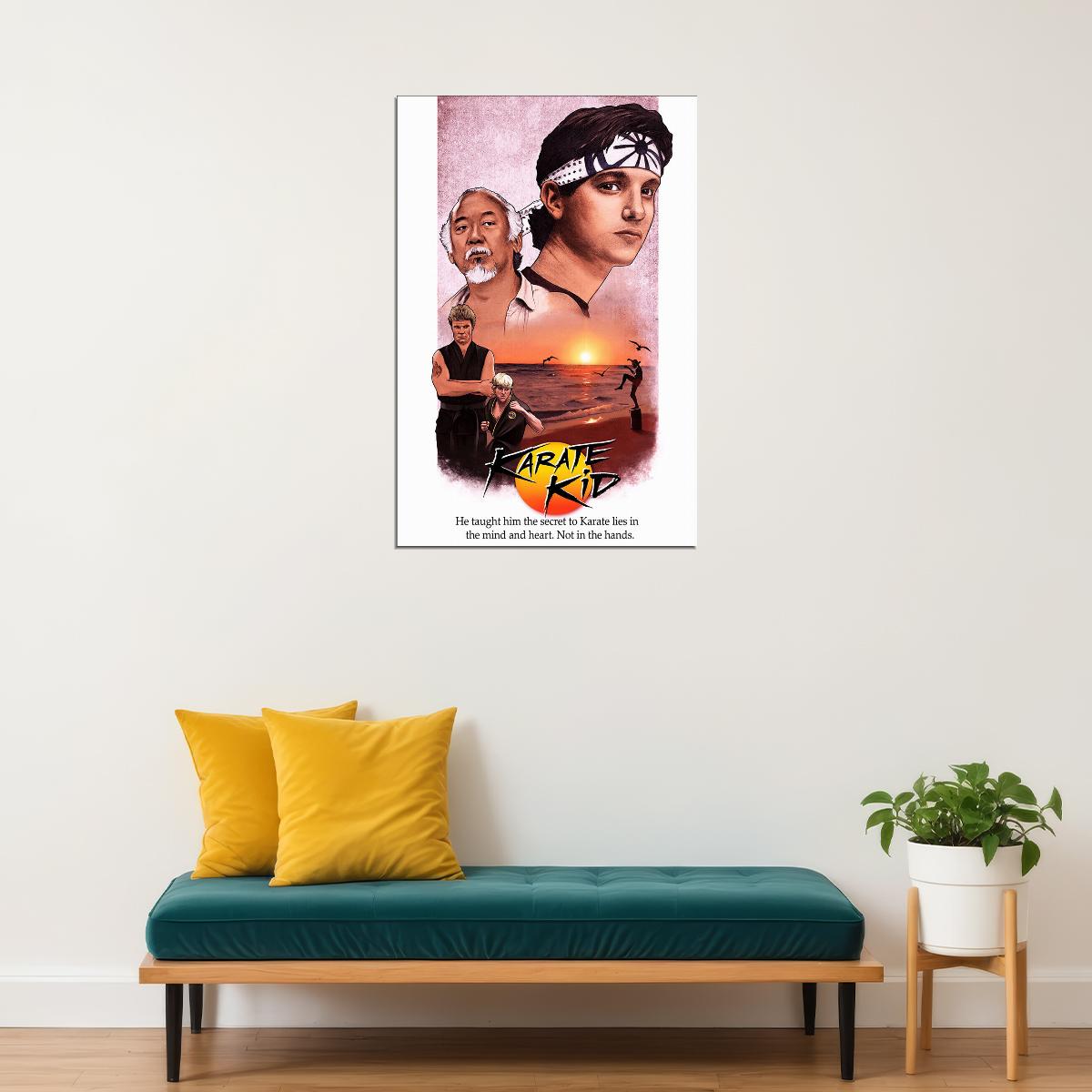 The Karate Kid 1984 Movie Fighting Sports Poster Wall Art Print Home Wall Decor