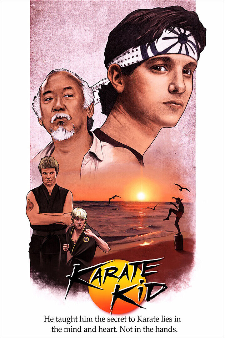 The Karate Kid 1984 Movie Fighting Sports Poster Wall Art Print Home Wall Decor
