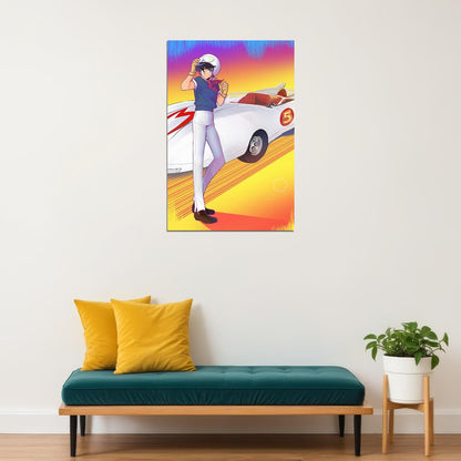 Speed Racer Anime Movie Poster Wall Art Print Home Wall Decor
