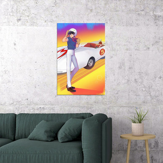 Speed Racer Anime Movie Poster Wall Art Print Home Wall Decor