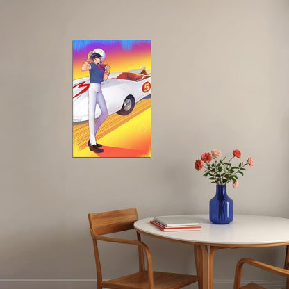 Speed Racer Anime Movie Poster Wall Art Print Home Wall Decor