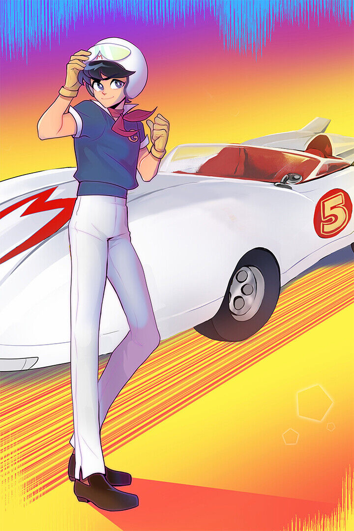 Speed Racer Anime Movie Poster Wall Art Print Home Wall Decor