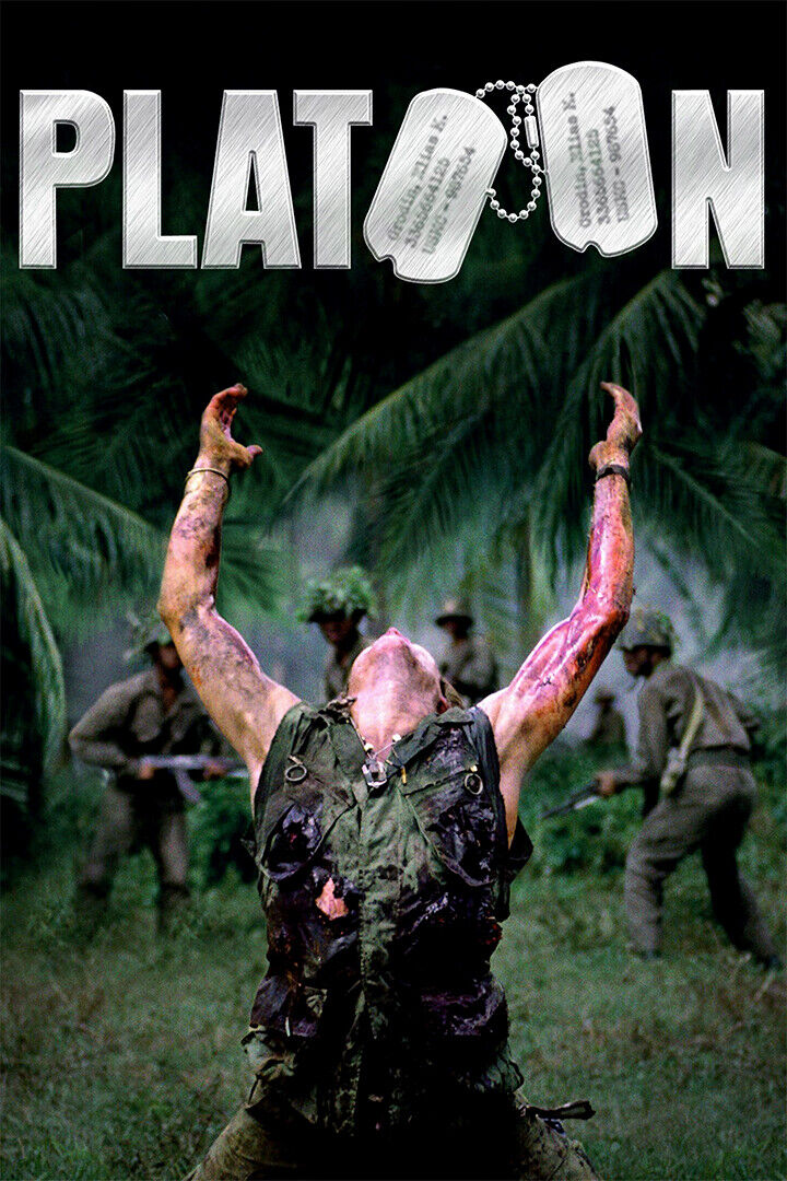 Platoon American War Movie Cover Berenger Dafoe Sheen D Poster Wall Art Print Home Wall Decor