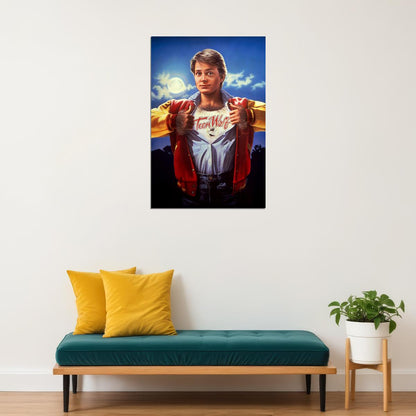 Teen Wolf 1985 Michael J. Fox Movie Cover Poster Wall Art Print Home Wall Decor