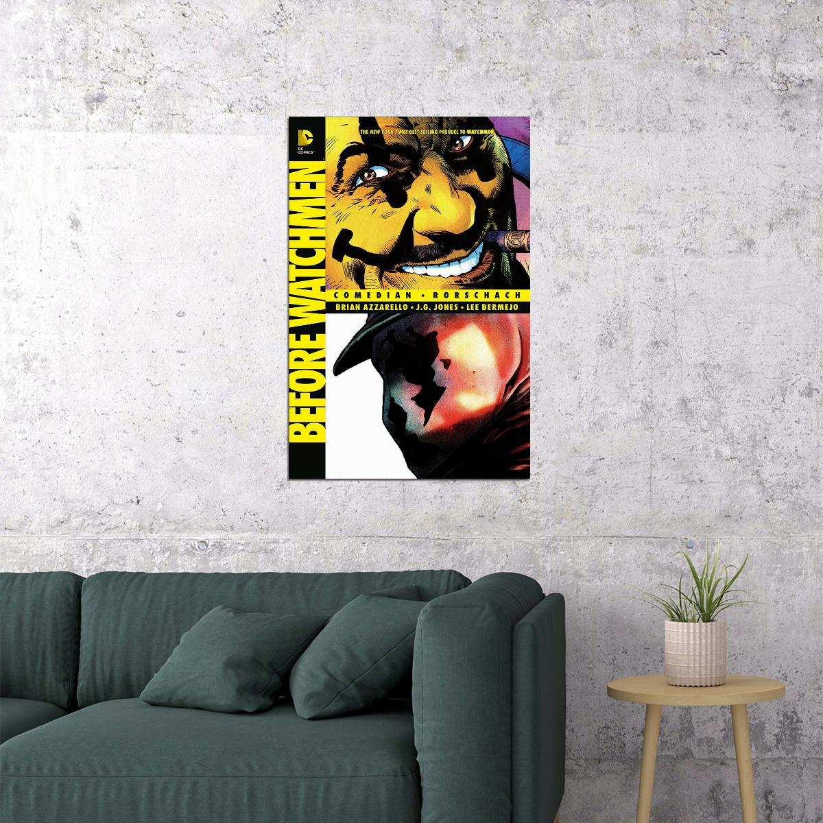 Watchmen Movie Rain Spectre Nite Owl Rorschach Poster Wall Art Print Home Wall Decor
