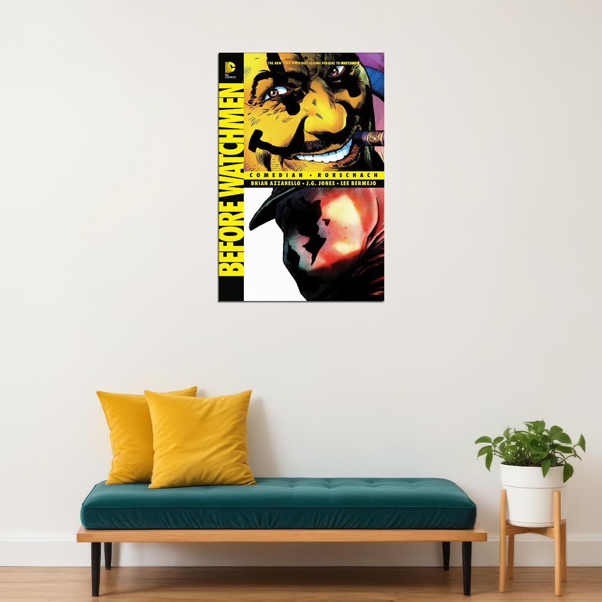 Watchmen Movie Rain Spectre Nite Owl Rorschach Poster Wall Art Print Home Wall Decor