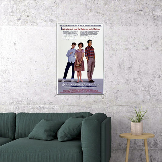 Sixteen Candles Movie American Comedy Poster Wall Art Print Home Wall Decor