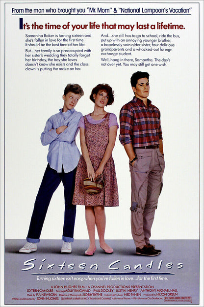 Sixteen Candles Movie American Comedy Poster Wall Art Print Home Wall Decor