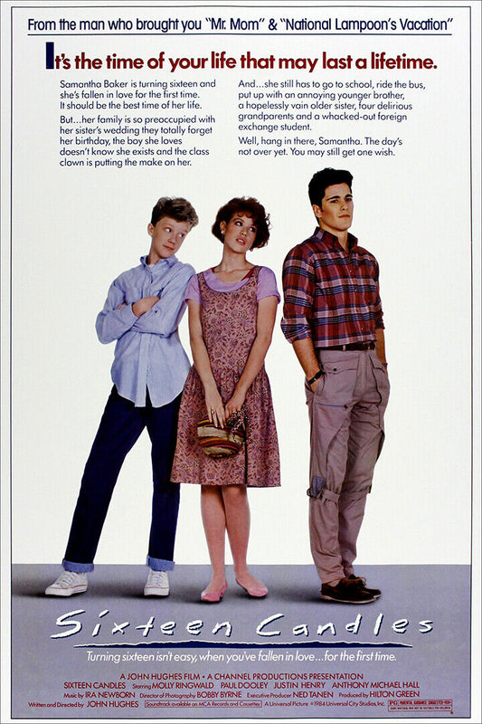 Sixteen Candles Movie American Comedy Poster Wall Art Print Home Wall Decor