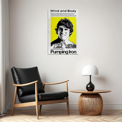 Pumping Iron Movie Arnold Schwarzenegger Poster Wall Art Print Home Wall Decor