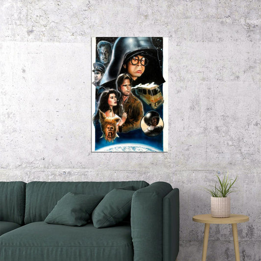 Spaceballs American Parody Movie 1987 Poster Wall Art Print Home Wall Decor