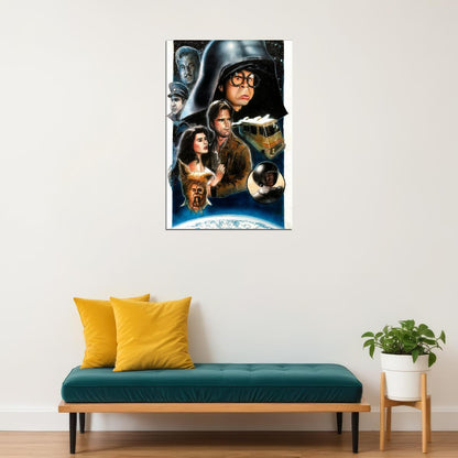 Spaceballs American Parody Movie 1987 Poster Wall Art Print Home Wall Decor