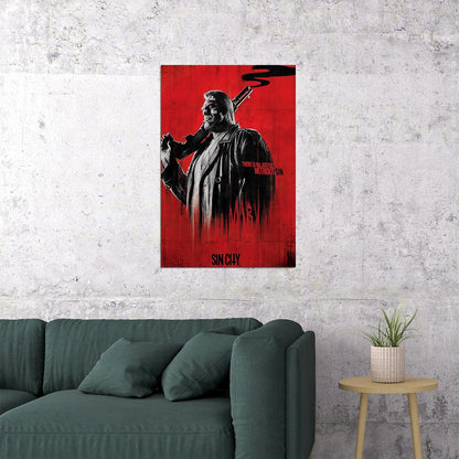 Sin City Marv American Noir Crime 2005 Movie Poster Wall Art Print Home Wall Decor