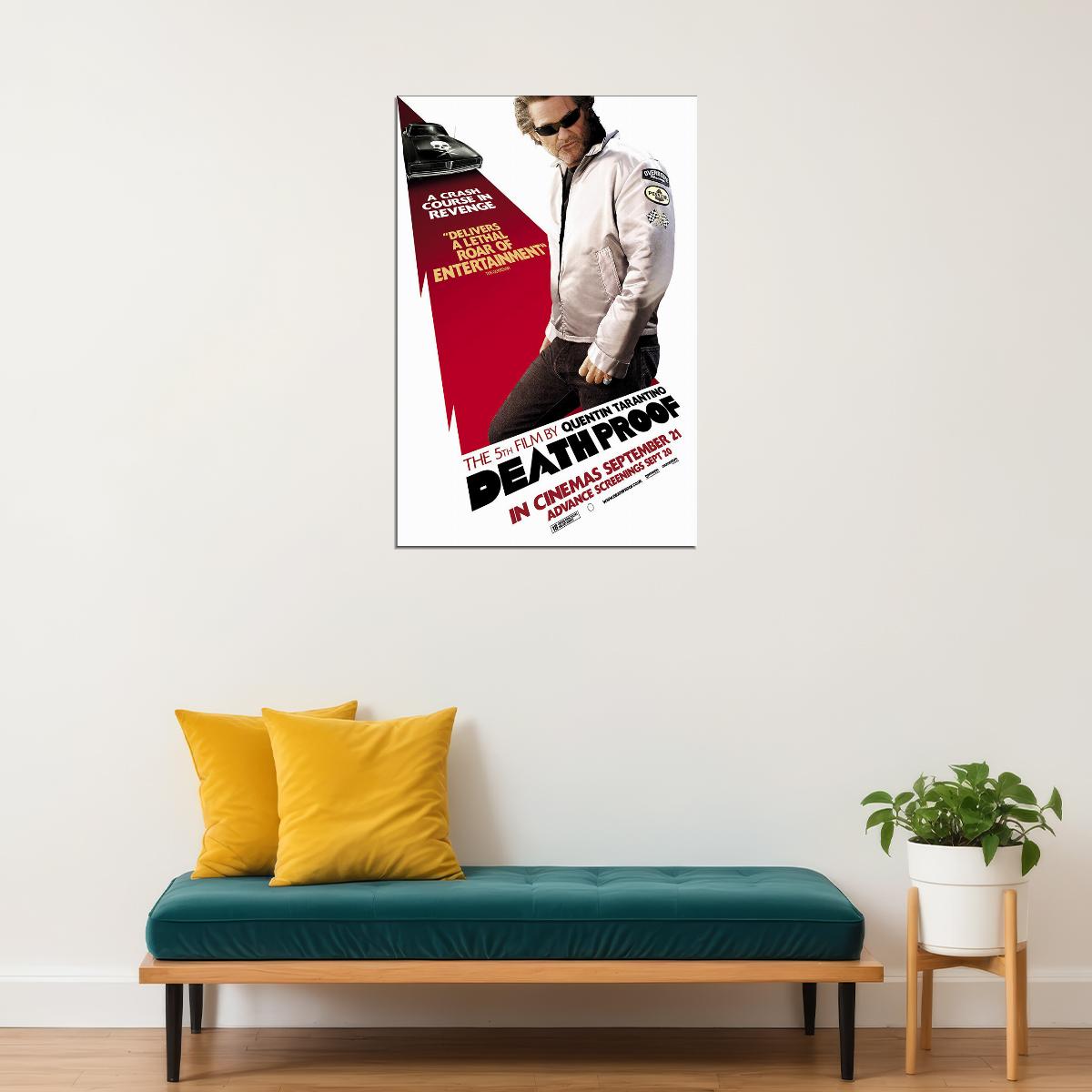 Grind House Death Proof Movie Poster Wall Art Print Home Wall Decor