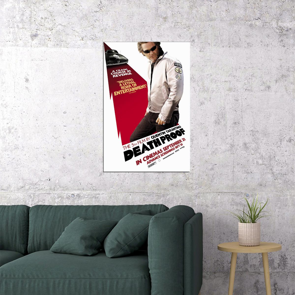 Grind House Death Proof Movie Poster Wall Art Print Home Wall Decor