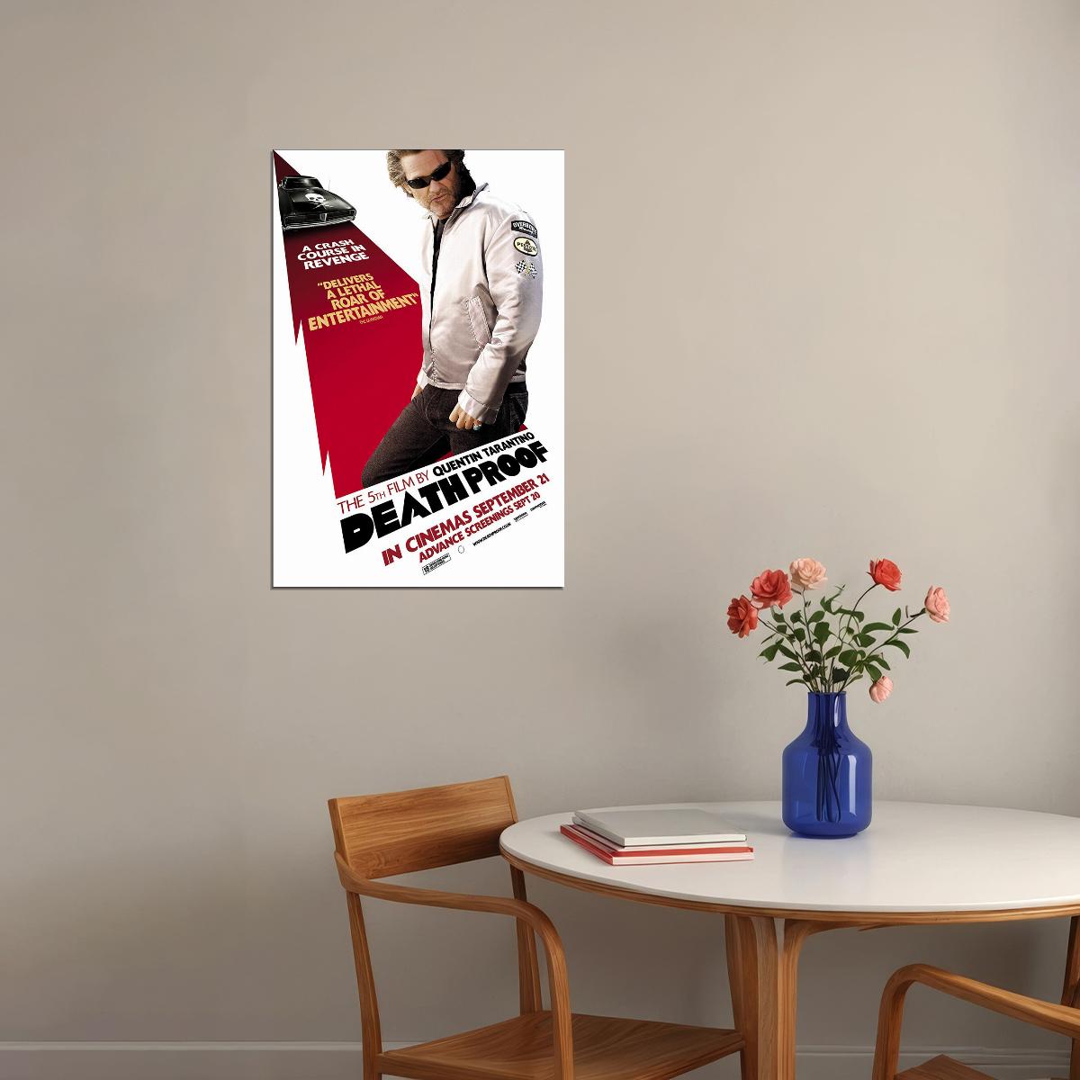 Grind House Death Proof Movie Poster Wall Art Print Home Wall Decor