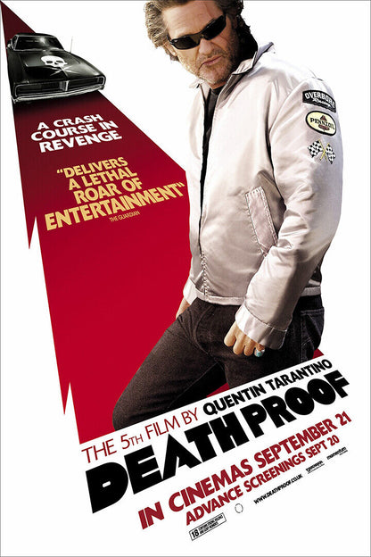 Grind House Death Proof Movie Poster Wall Art Print Home Wall Decor