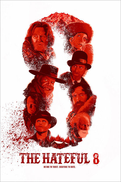 The Hateful Eight Quentin Tarantino Movie Poster Wall Art Print Home Wall Decor