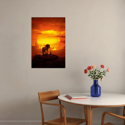 The Lion King Movie Adventure Poster Wall Art Print Home Wall Decor