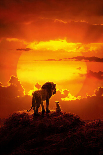 The Lion King Movie Adventure Poster Wall Art Print Home Wall Decor