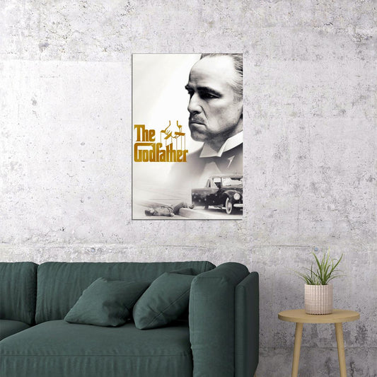 The Godfather Movie Crime Drama Poster Wall Art Print Home Wall Decor