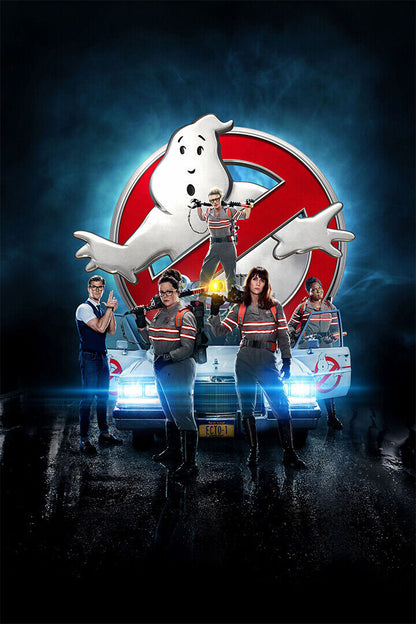 Ghostbusters Movie Scared Ghost Classic Poster Wall Art Print Home Wall Decor