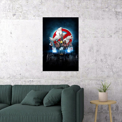 Ghostbusters Movie Scared Ghost Classic Poster Wall Art Print Home Wall Decor