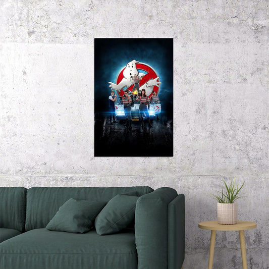 Ghostbusters Movie Scared Ghost Classic Poster Wall Art Print Home Wall Decor