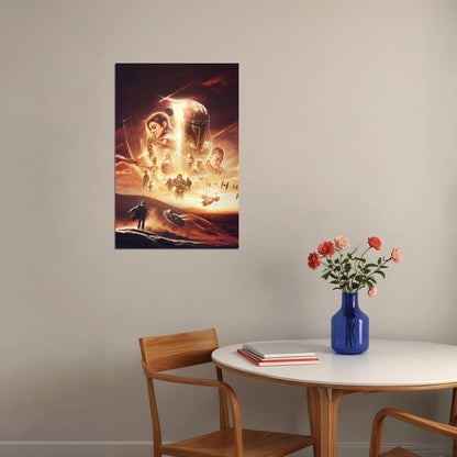 Star Wars I The Phantom Menace Movie Action Science Fiction Poster Wall Art Print Home Wall Decor