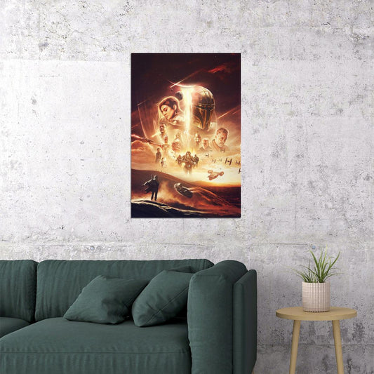 Star Wars I The Phantom Menace Movie Action Science Fiction Poster Wall Art Print Home Wall Decor