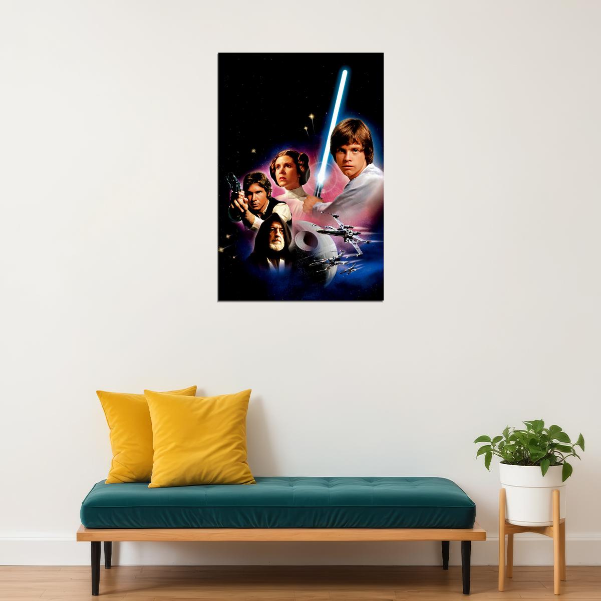 Star Wars I The Phantom Menace Movie 1999 Poster Wall Art Print Home Wall Decor