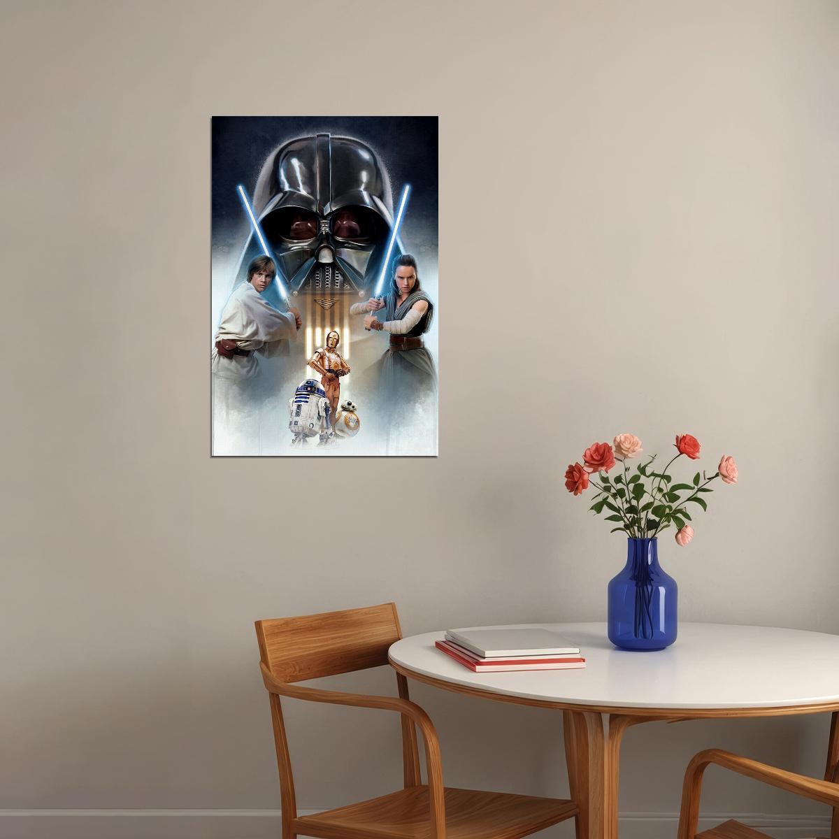 Star Wars I The Phantom Menace 1999 Movie Poster Wall Art Print Home Wall Decor