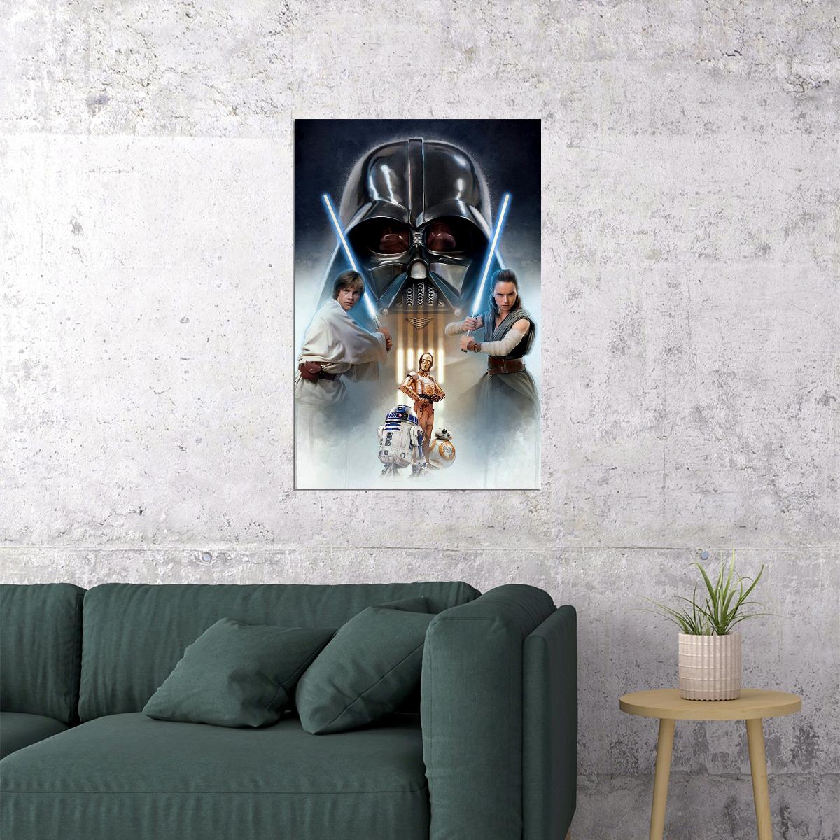 Star Wars I The Phantom Menace 1999 Movie Poster Wall Art Print Home Wall Decor
