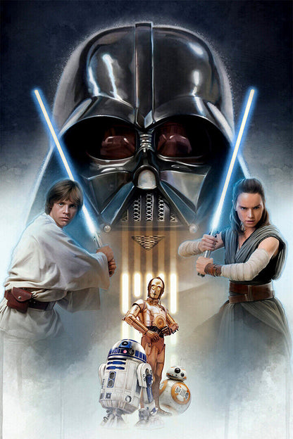 Star Wars I The Phantom Menace 1999 Movie Poster Wall Art Print Home Wall Decor