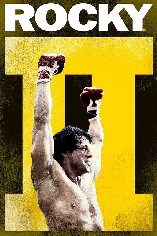 Rocky 2 High Definition Movie Poster Wall Art Print Home Wall Decor