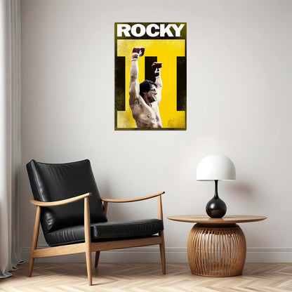 Rocky 2 High Definition Movie Poster Wall Art Print Home Wall Decor