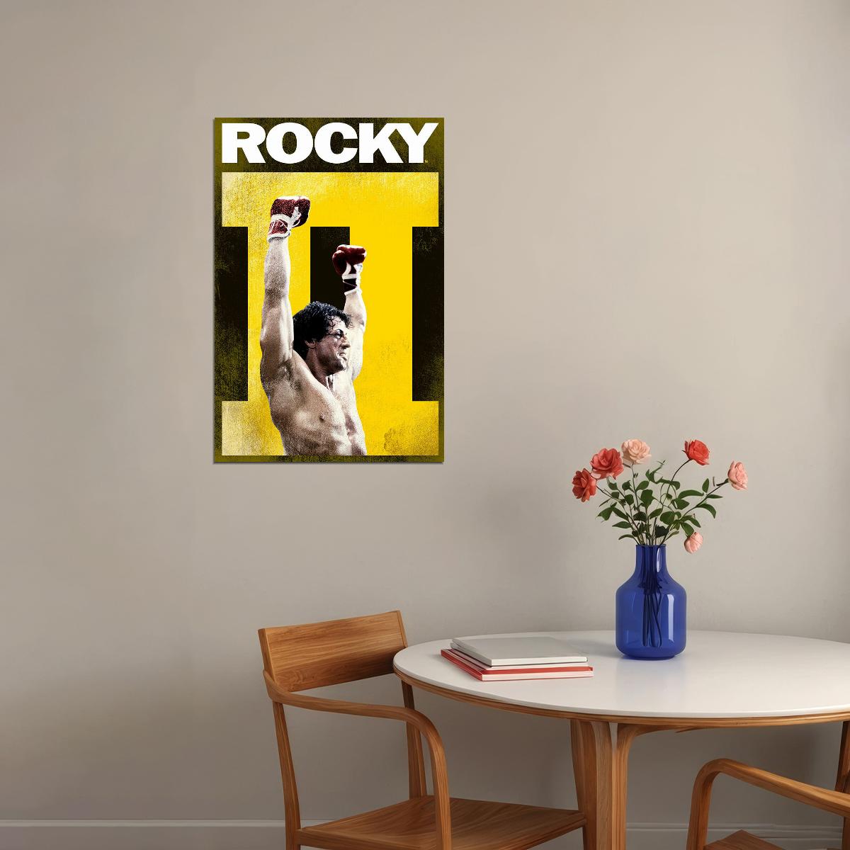 Rocky 2 High Definition Movie Poster Wall Art Print Home Wall Decor