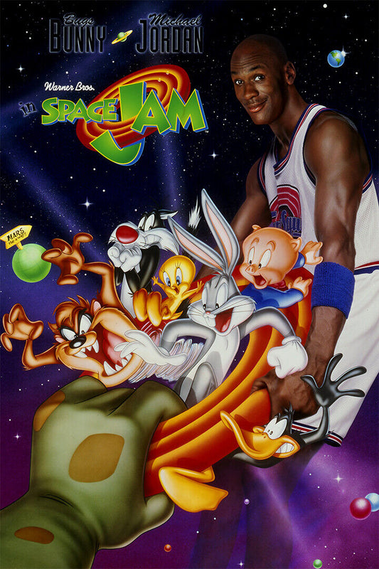 Space Dunk Movie Classic Tunes Poster Wall Art Print Home Wall Decor
