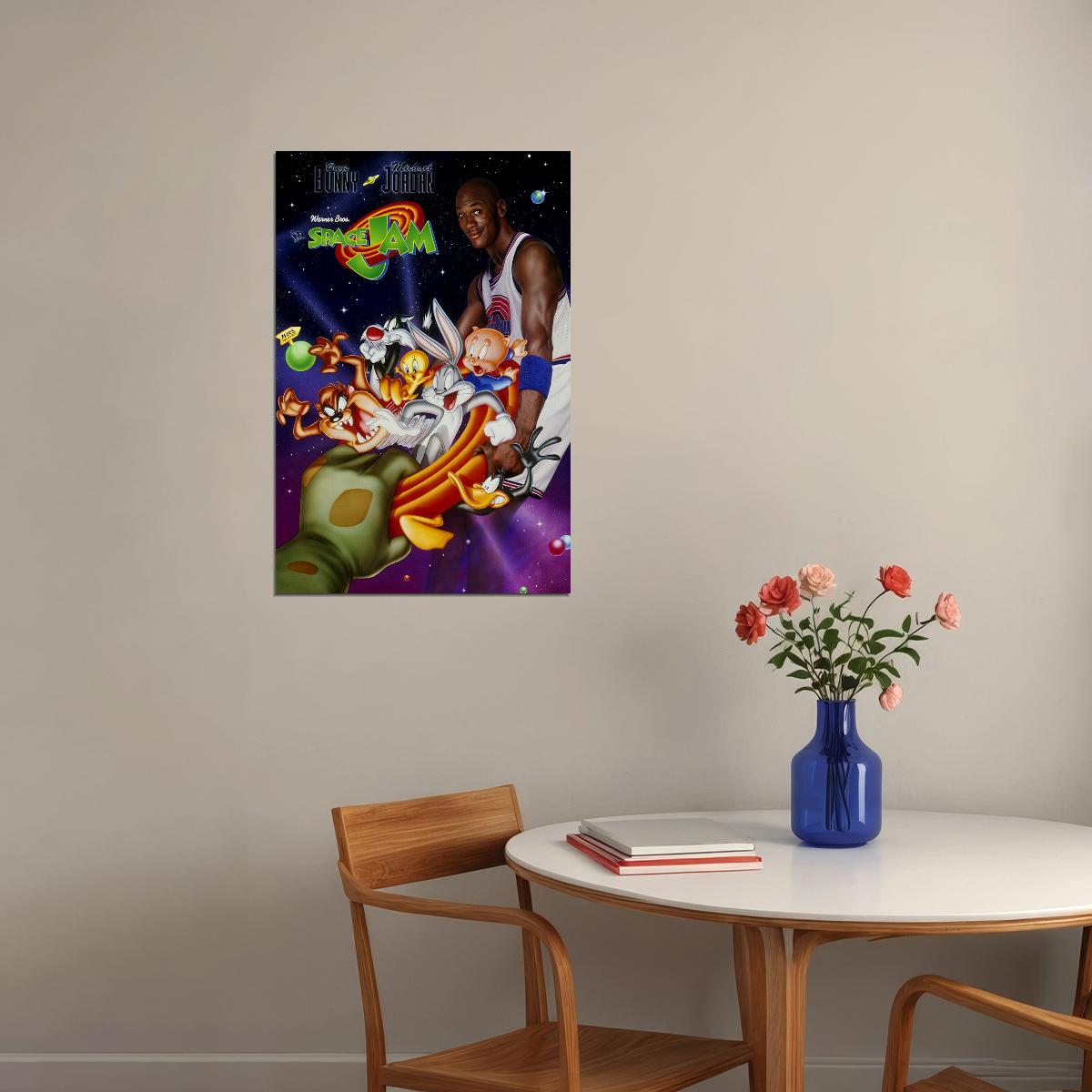 Space Dunk Movie Classic Tunes Poster Wall Art Print Home Wall Decor